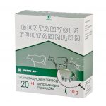 Gentamicinum s.i. / Гентаминиц интрамамарни спринцовки за крави