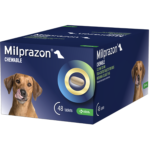 Milprazon 12.5 mg / Милпразон 12.5 мг овкусени таблетки за кучета с тегло 5 - 25кг