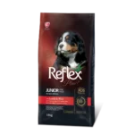 Reflex Plus Junior Maxi Breeds Lamb and Rice  - Пълоценна храна за подрастващи кучета с агнешко и ориз от средни и едри породи - 18 кг