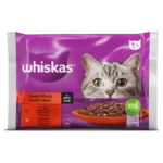 Whiskas паучове за котки - Месни Ястия 4 х 85 гр