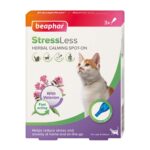 Успокояващи пипети за котки  /  Beaphar StressLess Herbal Calming Spot-On - 1 брой