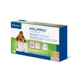 Milpro 2,5 mg/25 mg  /  Милпро 2,5мг/25мг - филмирани таблетки за малки кучета и кученца