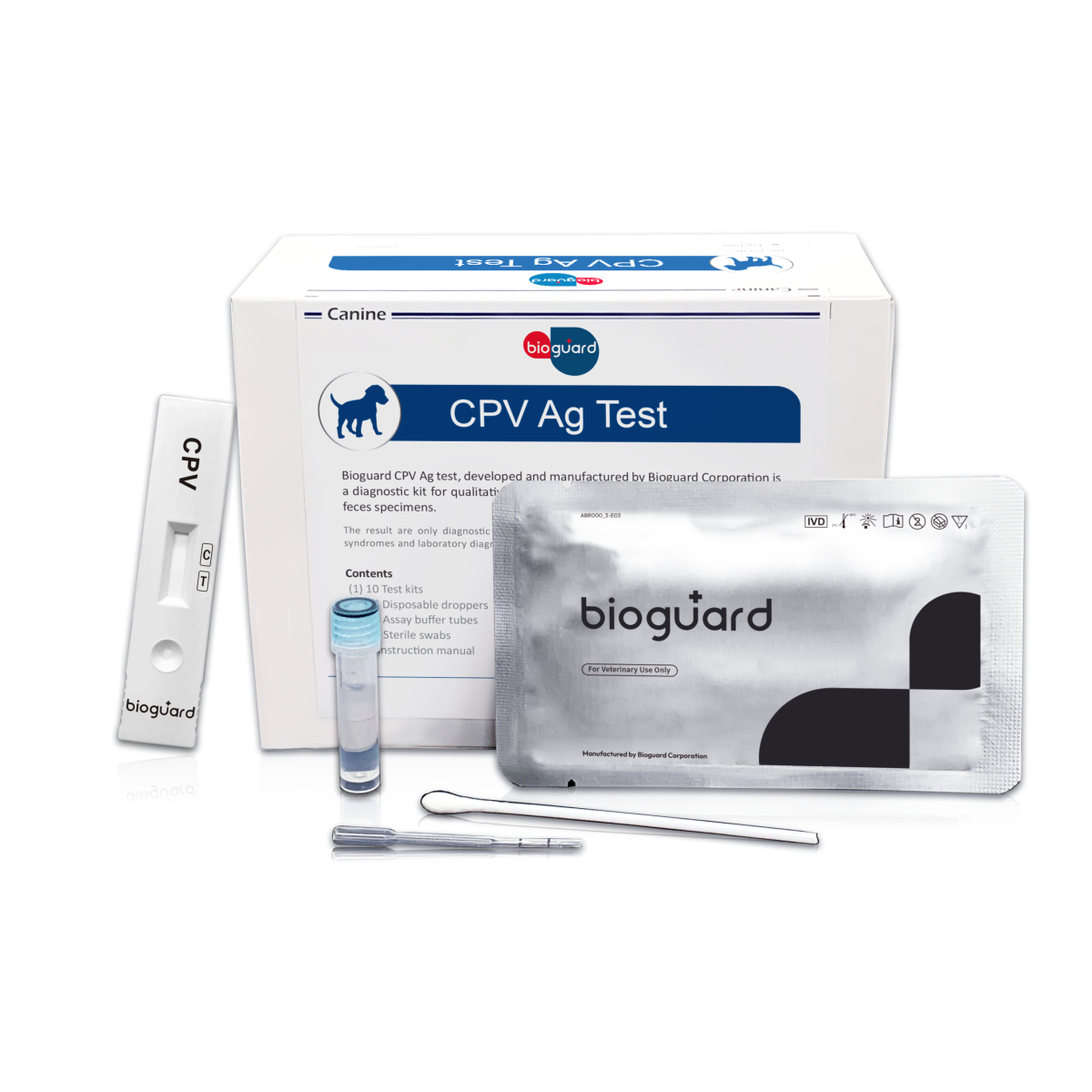 Тест CPV Ag Test kit Bioguard - 1 брой - Сигма Провадия