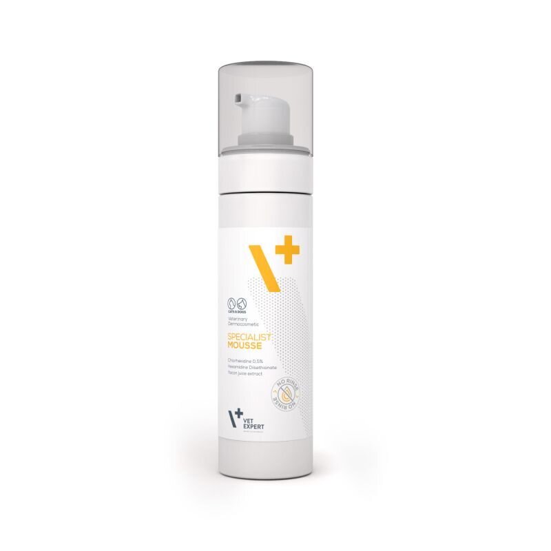 29562 Vet Expert Specialist Mousse - Антибактериален шампоан-пяна за сухо къпане - 150 мл. - Image 1